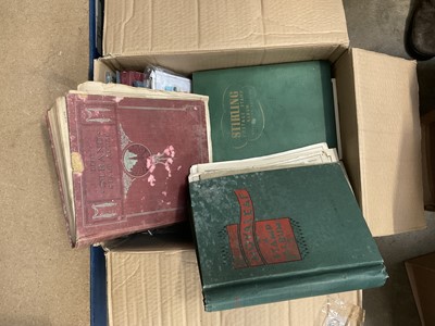 Lot 141 - Box of various stamp albums
