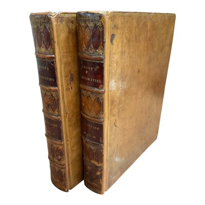 Lot 1364 - Grose - The Antiquities of Scotland in two volumes, printed from Hooper & Wigstead