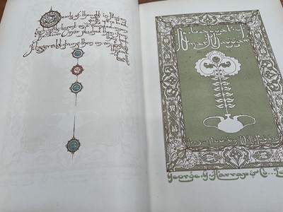 Lot 1368 - Omar Khayyam Rubaiyat - illustrated by Willy Pogany bound by Bumpus Oxford Street, London.