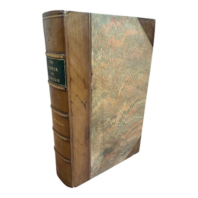 Lot 1348 - Ainsworth (William Harrison). The Tower of London, a historical romance with illustrations by George Cruickshank, 4th Edition.
