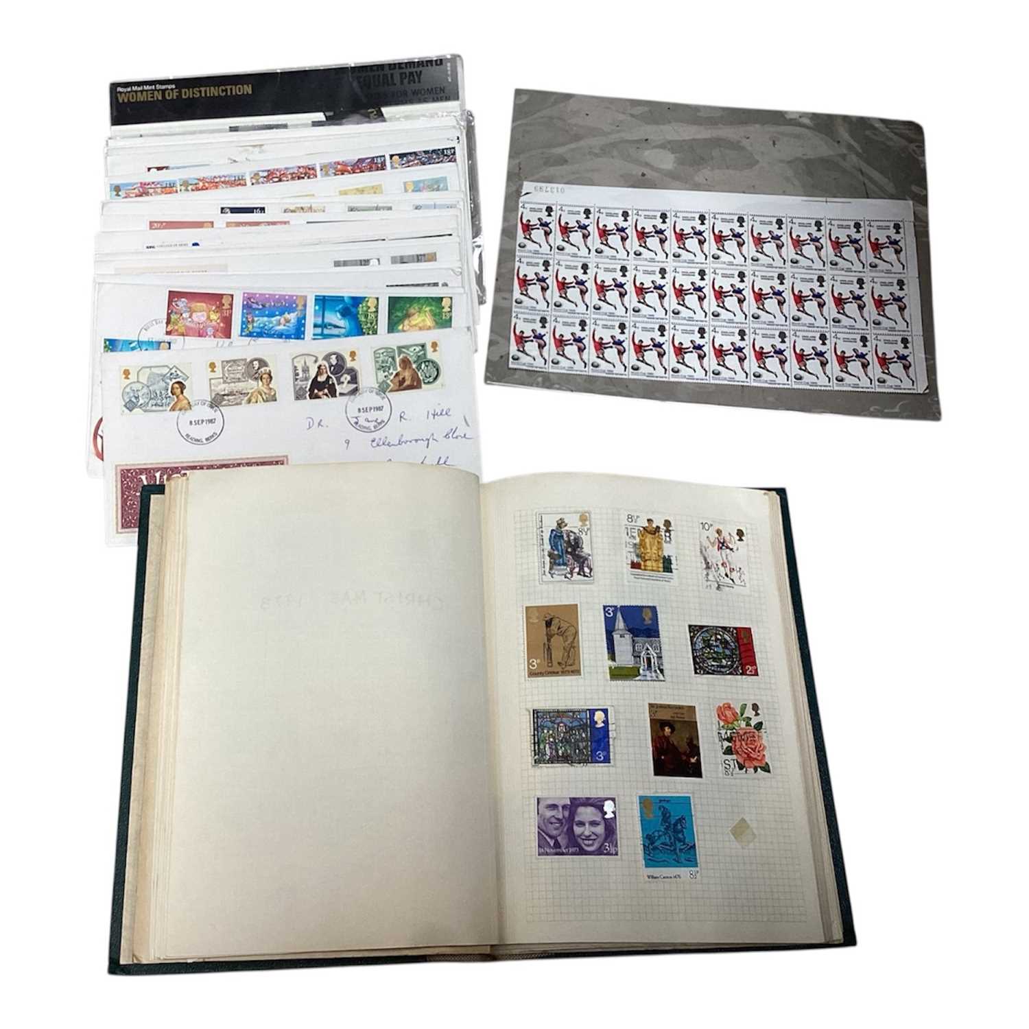 Lot 5077 - Stamps to include First Day Covers, Presentation packs, album of stamps and loose