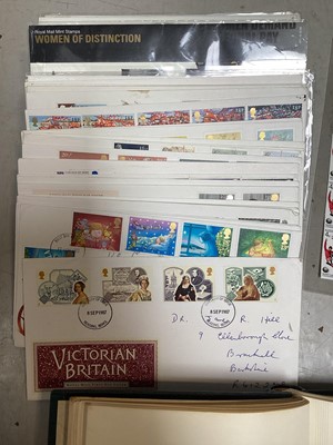 Lot 5077 - Stamps to include First Day Covers, Presentation packs, album of stamps and loose