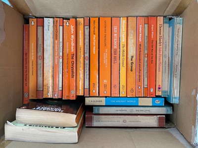 Lot 5155 - Four boxes of assorted Penguin books, (4 boxes).