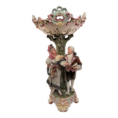 Lot 134 - Late 19th / early 20th century Continental figural table centrepiece