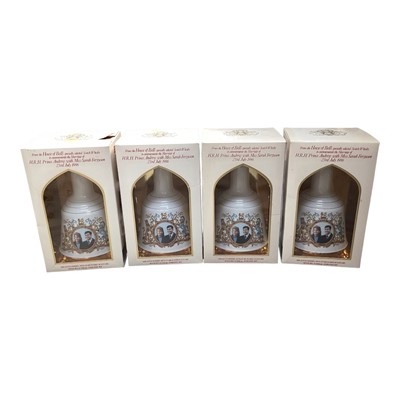 Lot 5189 - Four novelty Bell's whisky decanters - boxed with contents