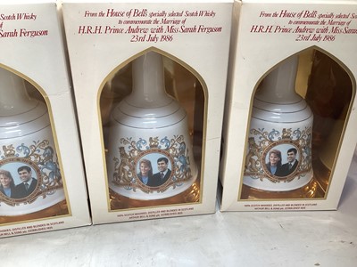 Lot 5189 - Four novelty Bell's whisky decanters - boxed with contents