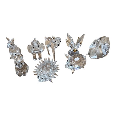 Lot 5052 - Collection of Swarovski glass animal figures