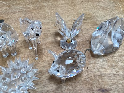 Lot 5052 - Collection of Swarovski glass animal figures