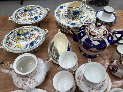 Lot 5055 - Group of ceramics and glassware to include Masons Regency pattern tableware, Whitefriars Sunday glasses etc
