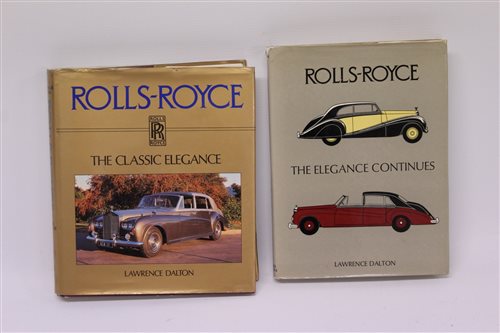 Lot 964 - Bookss - Rolls-Royce The Classic Elegance and...