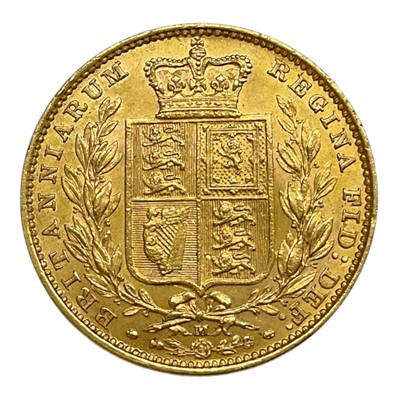 Lot 421 - G.B. - Victoria YH shield back Sovereign 1884M GVF-AEF (1 coin)