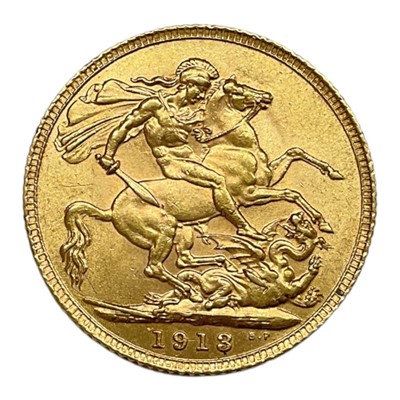 Lot 423 - G.B. - Gold Sovereign George V 1913 EF (1 coin)