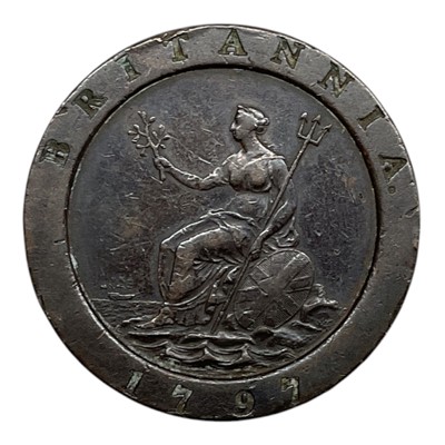 Lot 429 - G.B. - Mixed coinage to include George III 'Cartwheel' Two Pence 1797