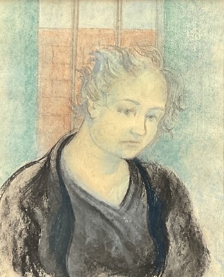 Lot 1087 - Phoebe Peto Willetts (1917-1978) three works, pastel portraits, Broadmoor Inmate, another Holloway Inmate and a third, Rita, a patient in Whitchurch Hospital (3)