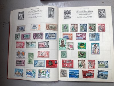 Lot 5078 - Group of stamp albums, GB & World, one containing penny reds