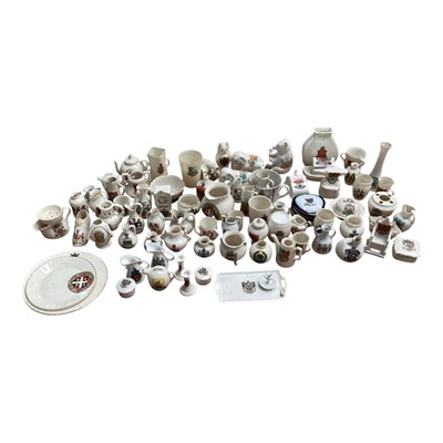 Lot 5120 - Collection of crested ware including local interest
