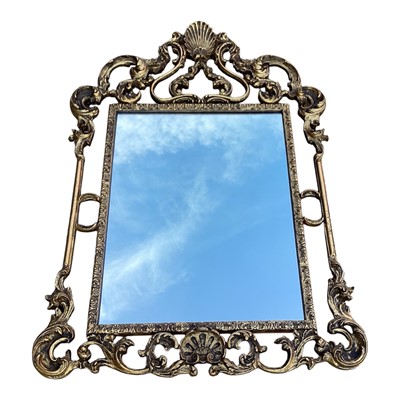 Lot 5416 - Gilt wall mirror