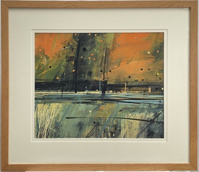 Lot 79 - Robin Hazelwood (b. 1944) watercolour and gouache - The Coulours of Autumn, Richmond Park, 44cm x 53.5cm, signed, in glazed frame
