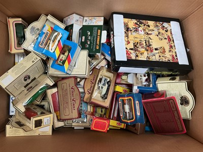 Lot 1984 - Diecast selection to include Matchbox, Days Gone models and other model vehicles, all boxed, (1 box).