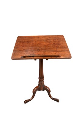 Lot 1469 - George III mahogany reading table