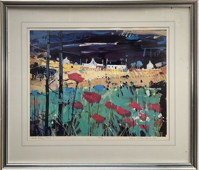 Lot 89 - Hamish Macdonald (1935-2008), Loch Edge, Mull, pencil signed limited edition lithograph, 357/850, 47cm x 60cm, in glazed frame.