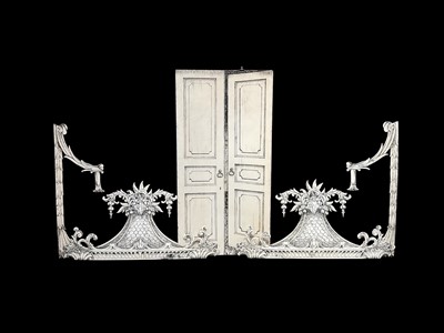 Lot 1315 - Collection of theatrical hand painted furnishings and room dressings