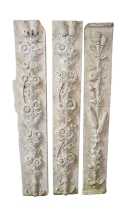 Lot 1316 - Three late 18th century French marble panels