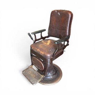 Lot 1323 - Early 20th century genothalmic examination chair