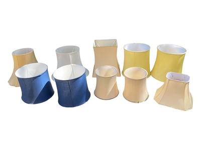 Lot 5339 - Selection of various lampshades (10)