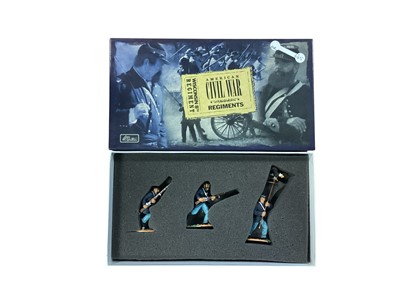 Lot 1855 - Britains American Civil War Diecast Military Figurines including Louisiana Tigers #00280, Clubs Are Trumps Confederate Add On Set #17303, The Angel of Marye's Heights #17012, Tactical Scenes Con...