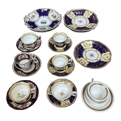 Lot 5107 - Collection of 19th century English porcelain teawares