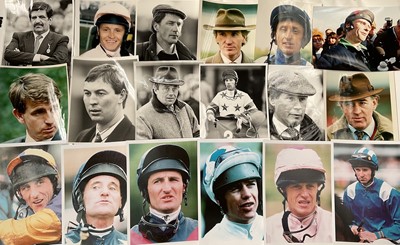Lot 927 - Good collection of coloured racing press photographs to include Ascot, Goodwood, Newbury, Newmarket, Sandown, mostly 1990's, together with portrait photographs of racing greats including Nicky H...