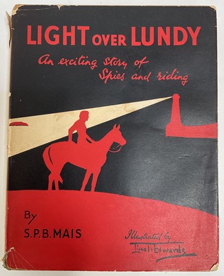 Lot 962 - Light Over Lundy, S. B. Mais, illustrations by Lionel Edwards, 1938, with dust cover