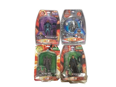 Lot 1862 - Selection of Doctor Who Action Figures including Daleks, Cybermen, Tardis and other figures.