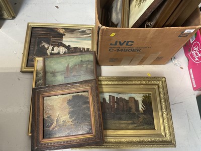 Lot 5161 - Group of assorted oils and other pictures