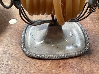 Lot 5113 - Old Sheffield plate wax jack, circa 1800, 12cm high