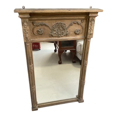 Lot 5385 - Nineteenth century gilt framed pier mirror, 58cm x 91cm, together with an oval mirror in ornate gilt frame (2)
