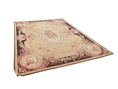 Lot 1511 - Aubusson rug, 320cm x 260cm