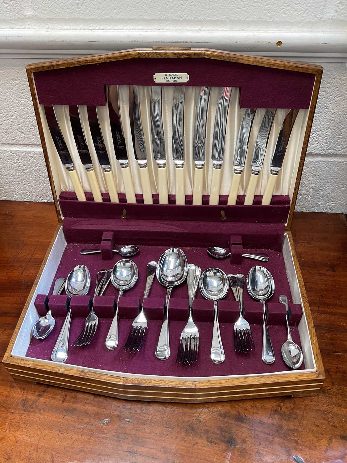 Lot 5163 - Four canteens of cutlery