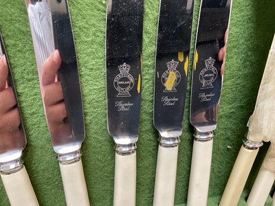 Lot 5163 - Four canteens of cutlery