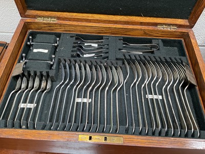 Lot 5163 - Four canteens of cutlery