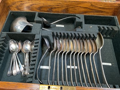 Lot 5163 - Four canteens of cutlery