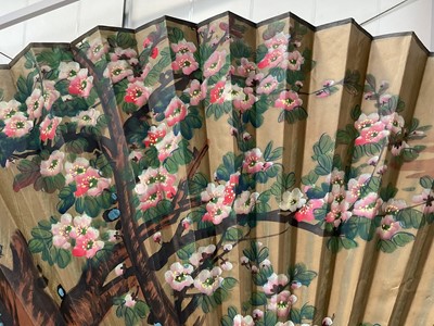 Lot 5168 - Huge Oriental bamboo and paper fan
