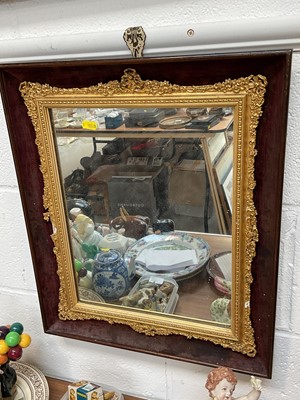 Lot 5176 - Oval gilt gesso wall mirror with scrolling foliage, 64cm x 47cm