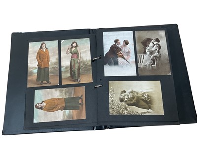 Lot 1115 - Album of Edwardian and vintage postcards
