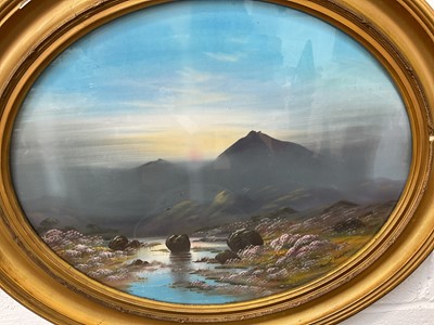 Lot 5181 - Frank Holme (1879-1930), pair of gouache landscape paintings in gilt frames, 49cm x 39cm