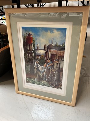Lot 5184 - B.J. Gordon, two amusing pencil signed limited edition prints, together with two other signed prints (4)