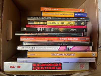 Lot 5185 - Group of books relating to cinema, fashion, pop culture, etc