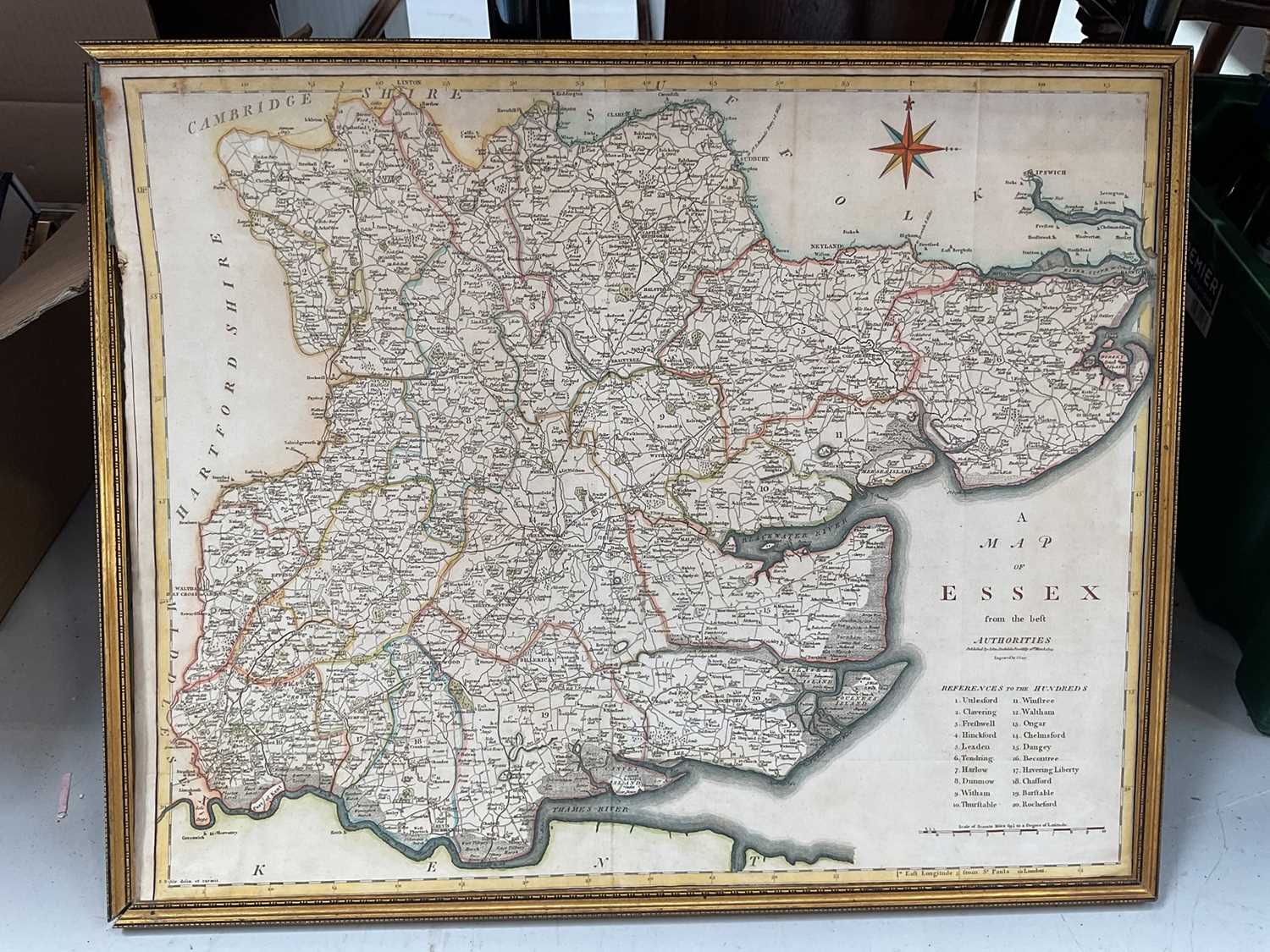 Lot 5186 - Collection of mostly 19th century maps of Essex