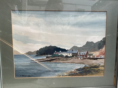 Lot 5197 - Group of pictures, including watercolour by E. Grieg Hall